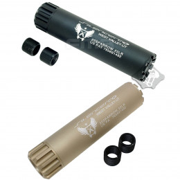Aluminium Silencer W.A.U Black or Tan of 145mm in 14mm CW and CCW