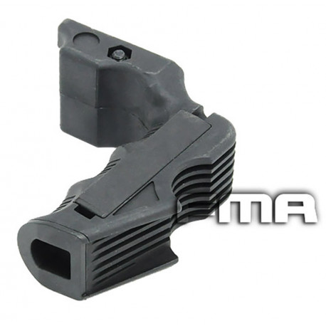 Vertical Magwell and grip for rail picatinny black