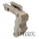 Vertical Magwell and grip for rail picatinny tan 3