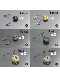 Fixation auditive Comtac / Sordin pour ARC de casque