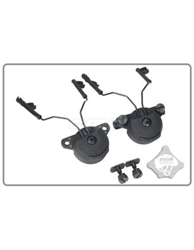 Airsoft-GunFixation auditive Comtac / Sordin pour EXF Rail de casqueFMACommunications19045Fixation