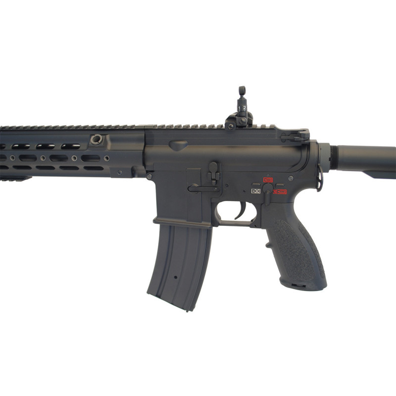 Assault rifle type 416 Delta 10,5" AEG black ECEC System + silencer pi...