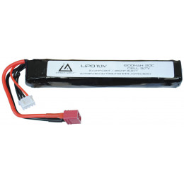Batterie Lipo 11,1V 1200Mah 20C type stick avec T Dean
