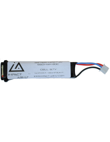 Batterie Lipo 7,4V 550Mah 20C type AEP Impact Arms Lipo & Li-ion