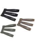 Set of 3pcs strap buckle MOLLE 5" in different color