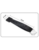Set of 3pcs strap buckle MOLLE 5" Black pic 2
