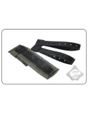 Set of 3pcs strap buckle MOLLE 5" Black pic 3