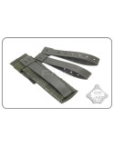 Set of 3pcs strap buckle MOLLE 5" Foliage Green pic 3