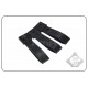 Set of 3pcs strap buckle MOLLE 3" Black