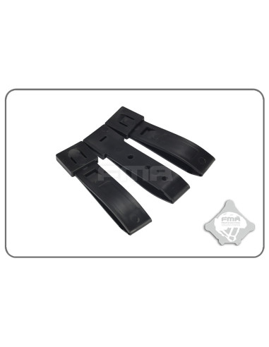 Set of 3pcs strap buckle MOLLE 3" in different color FMA Pouches & Attachments