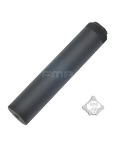 Aluminium Silencer Specwar-I Black of 185mm in 14mm CW and CCW