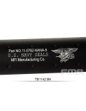 Aluminium Silencer Navy Force Black of 107mm in 14mm CW and CCW pic 4