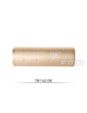 Aluminium Silencer Navy Force Tan of 107mm in 14mm CW and CCW pic 3