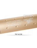 Aluminium Silencer Navy Force Tan of 107mm in 14mm CW and CCW pic 4