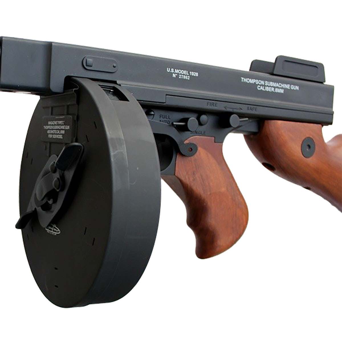 Drum 450 Bbs Magazine For Thompson M1A1 And M1928 AEG drum-450-bbs-magazine-for-thompson-m1a1-and-m1928-aeg