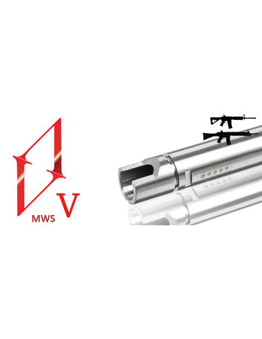 Canon de précision Lambda Five 250mm pour MWS Tokyo Marui Lambda Canon interne / chambre et joint