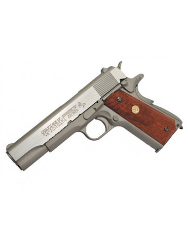 Pistolet GBB Colt 1911 MKIV series 70 Co2 Inox