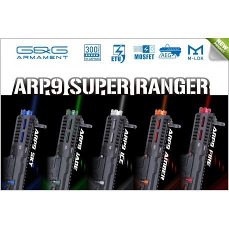 CM16 Super Ranger série ARP9 G&G CQB replica AEG + Mosfet