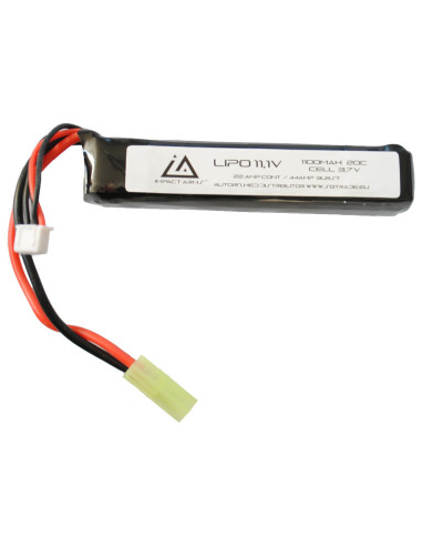 Battery Lipo 11,1V 1100Mah 20C type Stick Mini