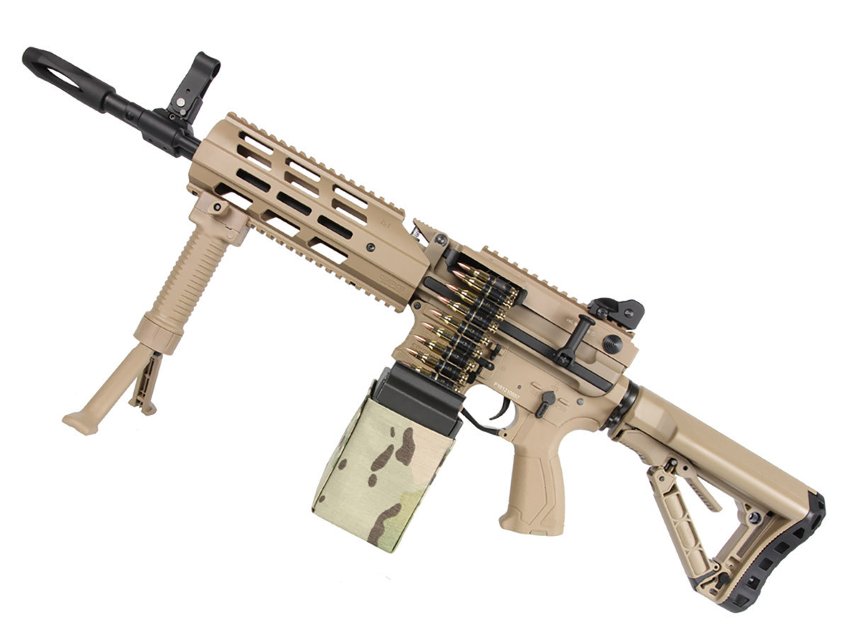 Light Machine Gun CM16 LMG AEG + Mosfet G&G