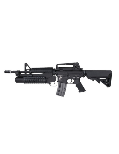 Airsoft-GunRéplique d'assaut M4A1 avec M203 AEG Noir ECEC SystèmeE&CAEG / AEP32017AEG