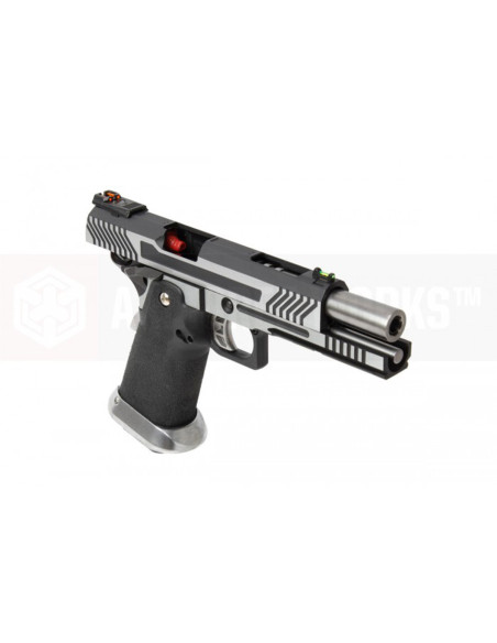 AW GBB HX1101 Noir/silver full slide AW customs GBB / GNB
