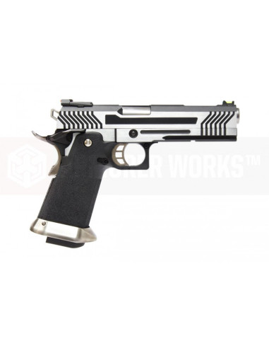 AW GBB HX1101 Noir/silver full slide AW customs GBB / GNB