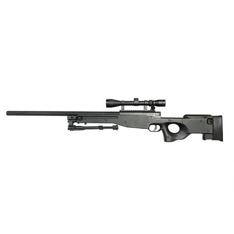 Sniper L96 EC501D avec Bipied et lunette noir vue 1