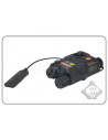 Airsoft-GunBoitier AN/PEQ-15 LED+Laser rouge et filtre IR en noirFMAPEQ32116Boitier PEQ