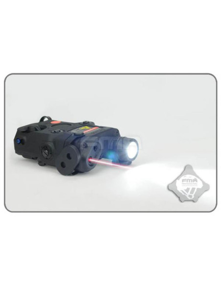 AN/PEQ-15 LED+ Red Laser and IR filter box in black FMA PEQ