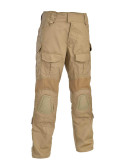 Tactical pants Gladio with plastic knee pads Tan