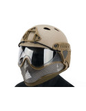 Casque de protection complet Raptor tan