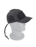 Tactical Baseball cap with velcro Black