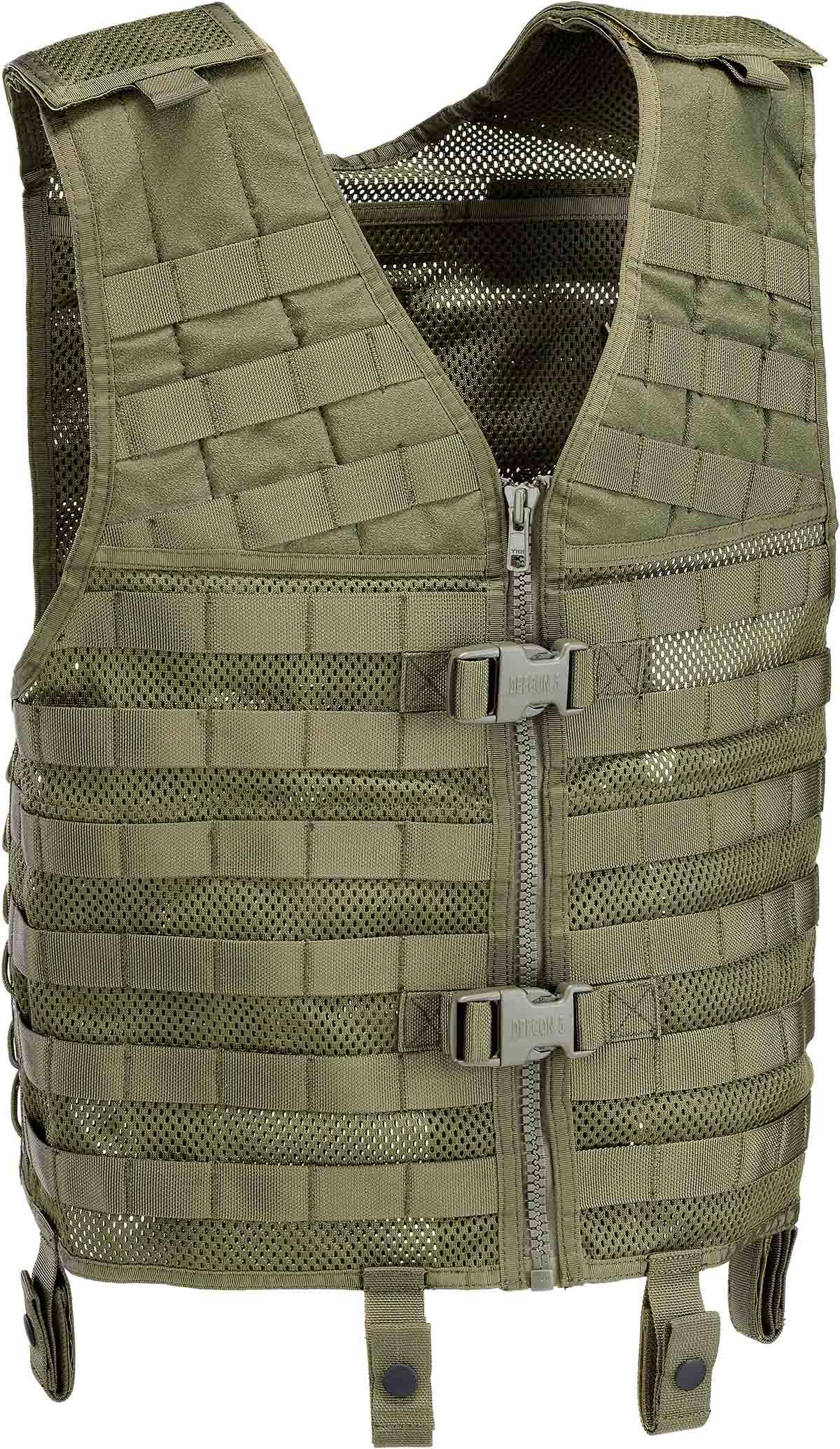Modular Vest Military Vest with Pouches for Women Men LeisonTac 1000D Waterproof Tactical Molle Vest 
