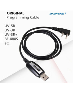 Programming Cable for Two Way Talkie Walkie Baofeng UV-5R,BF-888S,UV-82,UV-3R+ Baofeng Communications