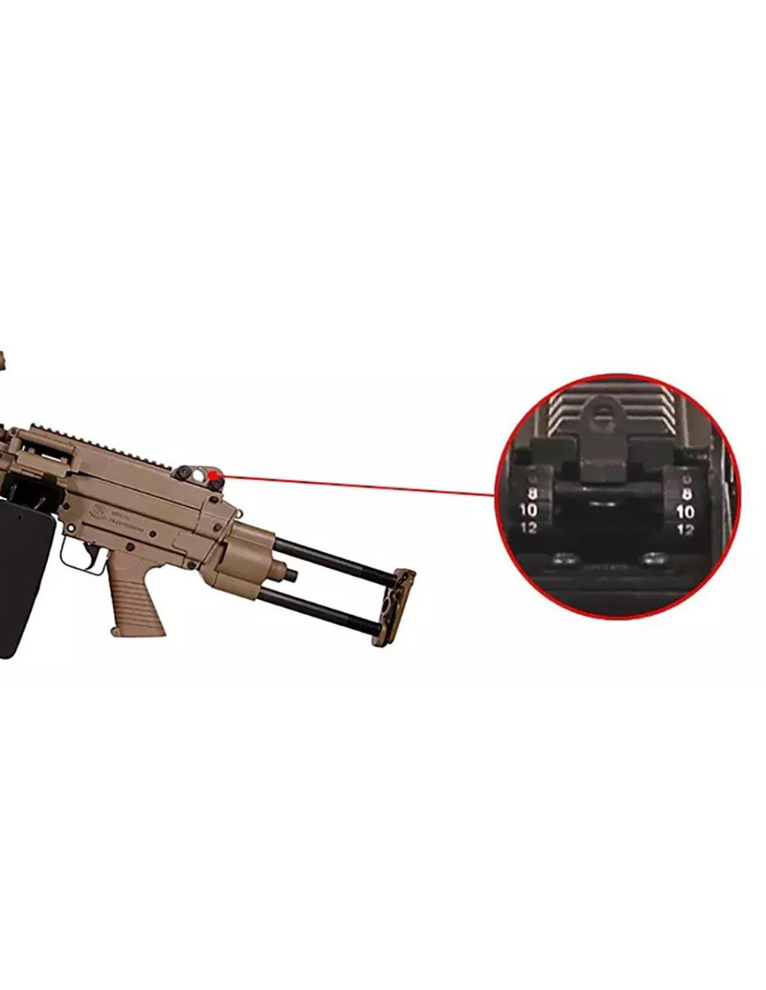 FN Herstal Minimi MK46 AEG Full Metal Dark Earth