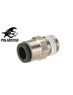 Air Line Input Fitting 6mm to 1/8 PTC ( NPT ) thread