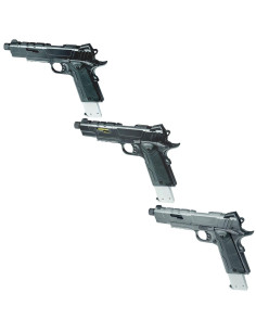 Redwings 1911 Airsoft Pistol GBB (Black/Grey or Black-Gold) Rossi GBB / GNB