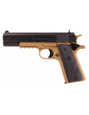Colt 1911 pistol spring powered Dual Tone Black and Dark earth pic 2