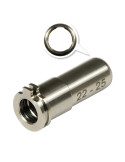 Adjustable Titanium CNC nozzle AEG from 22mm to 25mm