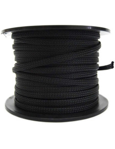 Braided sleeve Black for air line 6mm