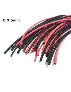 Heat Shrink tube Black 3.5mm ( 1 meter ) Impact Arms Connectors and accessories