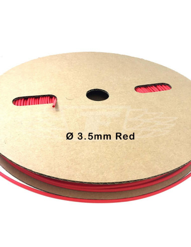 Tube rétractable Noir 3.5mm ( 1 metre ) Impact Arms Connecteurs et accessoires
