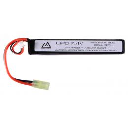 Batterie Lipo 7.4V 1200Mah 20C type stick Mini Tamiya