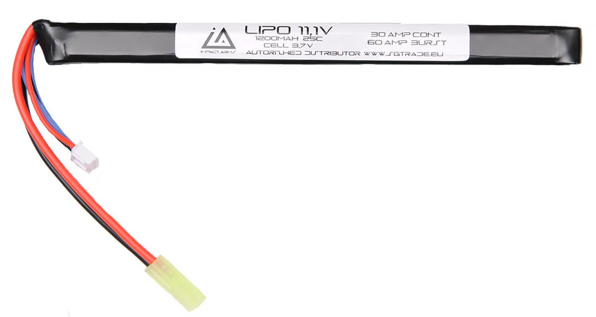 Batterie Li-Po Stick Mini Tamiya 11.1 V 1200 Mah 25C Baton Swiss Arms