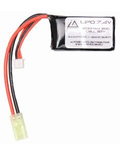 Batterie Lipo 7,4V 1200Mah 20C type PEQ Mini Tamiya Impact Arms Lipo & Li-ion
