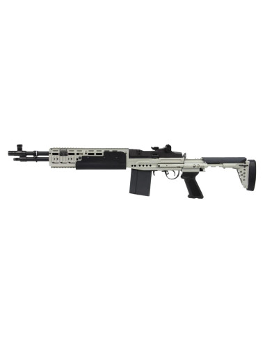 Assault Rifle M14 HBA EBR AEG Silver Short version pic 2