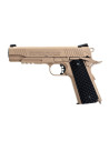 Colt 1911 GBB Pistol Military Co2 4.5mm Full metal Tan Swiss Arms Steel BB's