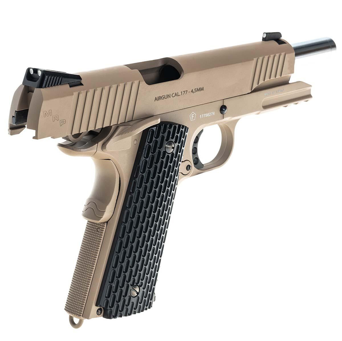 Colt 1911 GBB Pistol Military Co2 4.5mm Full metal Tan