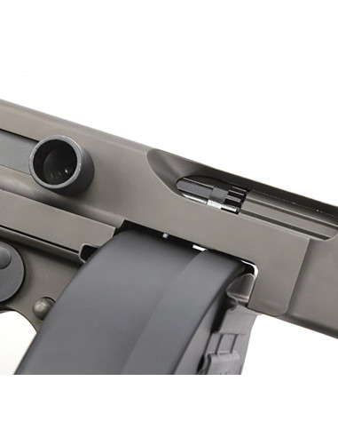 Pistolet mitrailleur Thompson M1928 Bois metal + mosfet King Arms AEG / AEP